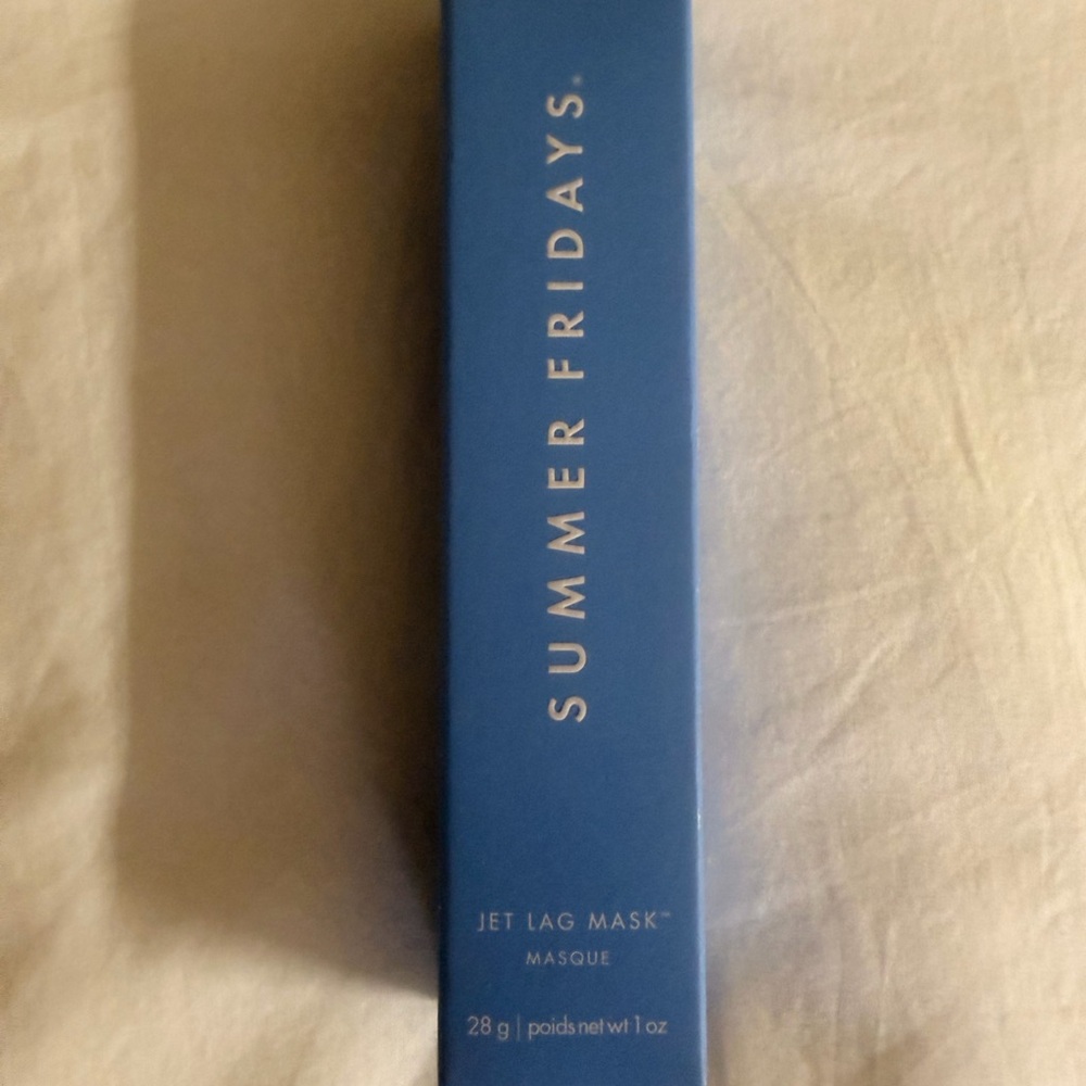 Summer Fridays Jet Lag Mask in Blue Box